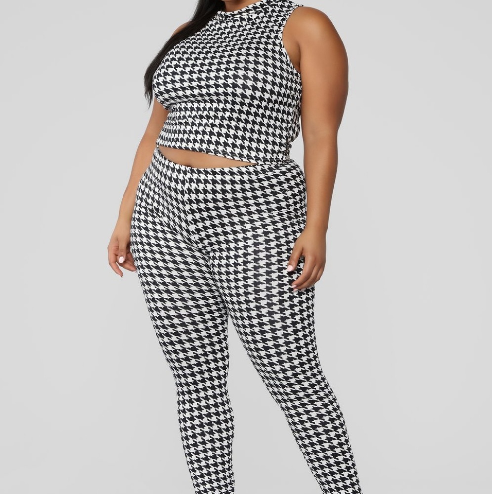 Houndstooth fashion nova set